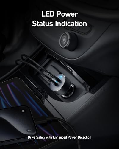 Anker 40W PowerIQ 3.0 Dual USB-C Car Charger