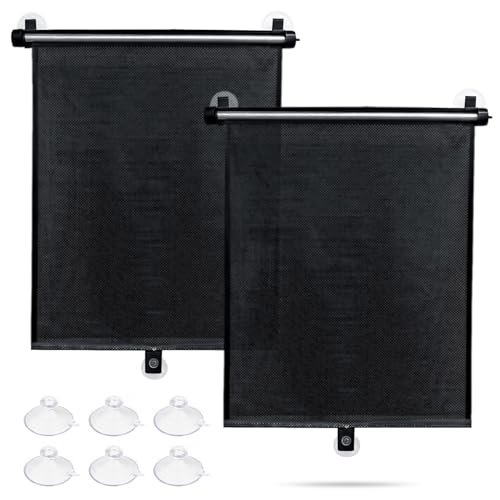 Sfee Retractable Side & Rear Car Window Sun Shade