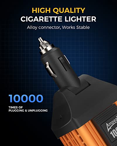 Ampeak 100W 12V-to-110V Car Power Inverter with USB