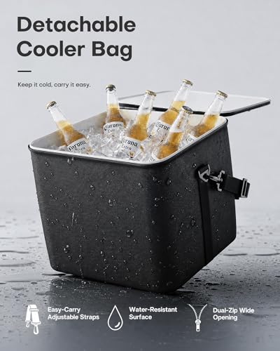HOTOR Foldable Trunk Organizer with Removable Cooler