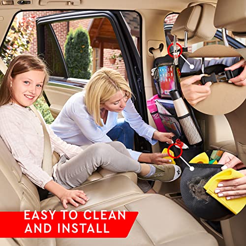 Helteko 2-Pack Backseat Organizers with Tablet Holder