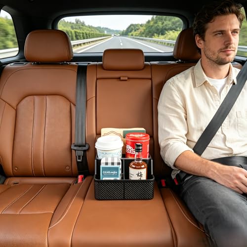 Jinpinzhi center console organizer,car seat organizer with cup holder front seat armrest storage box,car small caddy for truck,suv,van