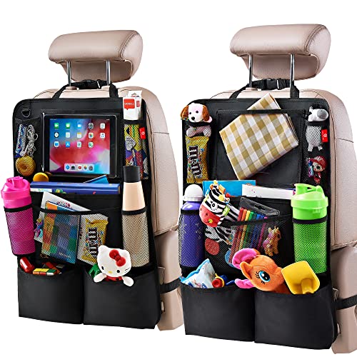 Helteko 2-Pack Backseat Organizers with Tablet Holder
