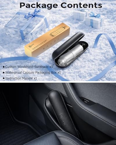 Weektic 2026 Upgraded Custom-Fit Windshield Sun Shade