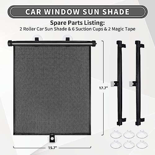 Sfee Retractable Side & Rear Car Window Sun Shade