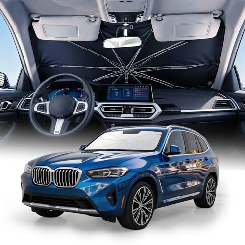 Weektic 2026 Upgraded Custom-Fit Windshield Sun Shade