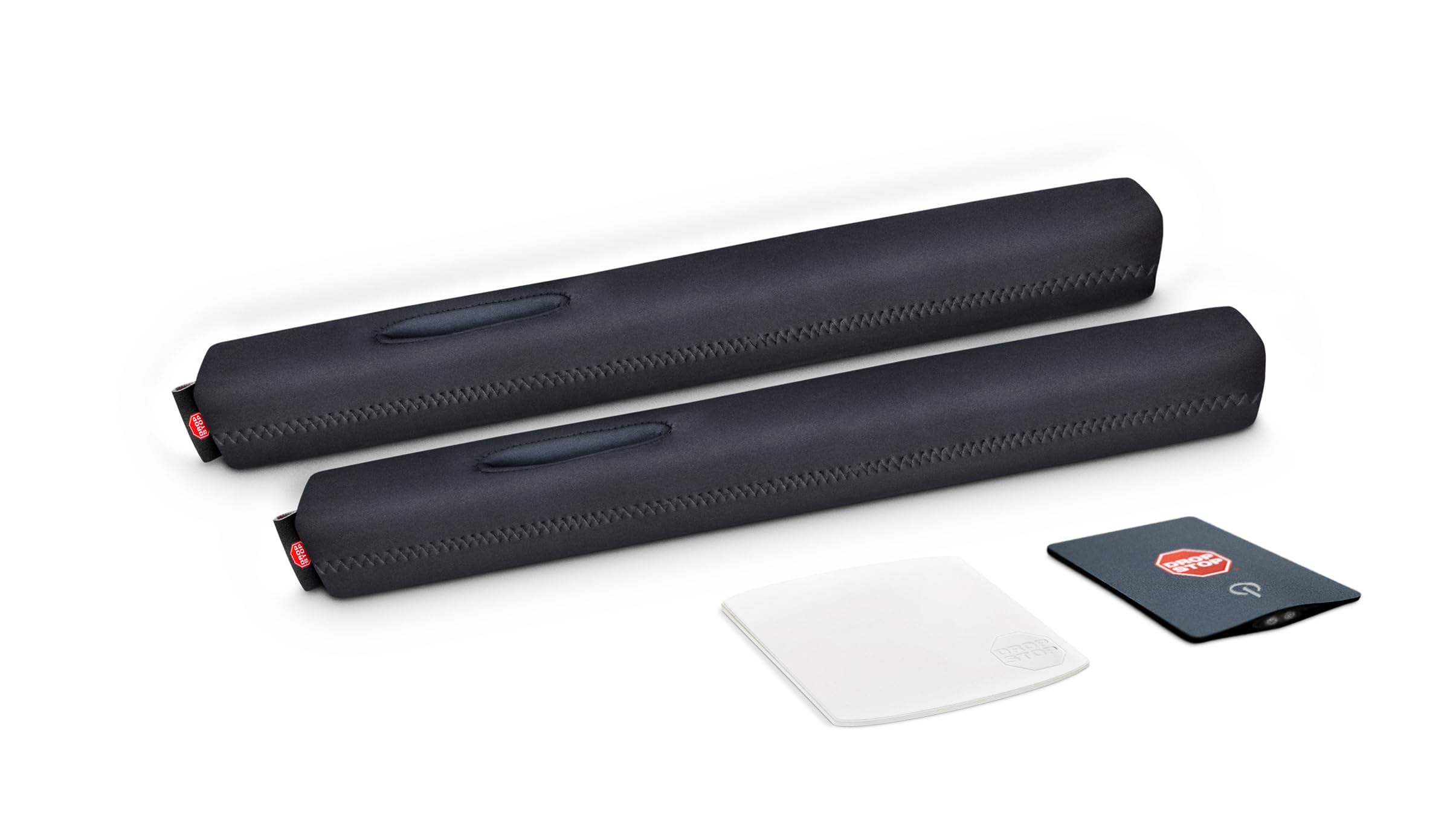 Drop Stop 2-Pack Car Seat Gap Fillers with Dash Pad