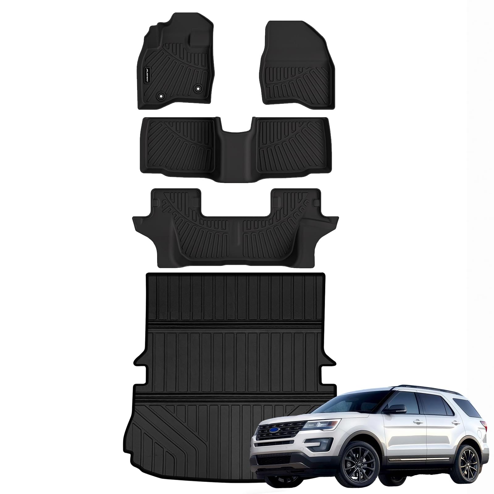 MJBYMAT Floor Mats & Trunk Mat & Backrest Mat