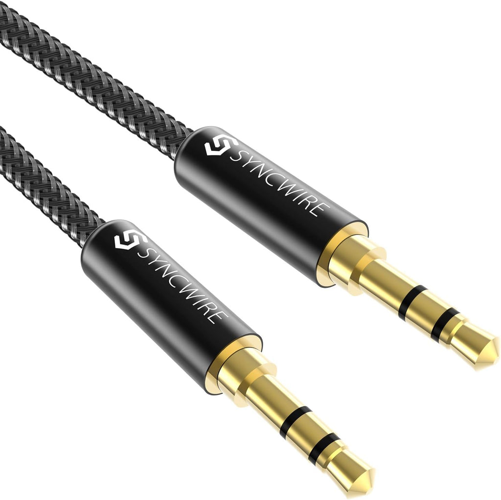 SYNCWIRE 3.5mm Nylon-Braided Auxiliary Audio Cable
