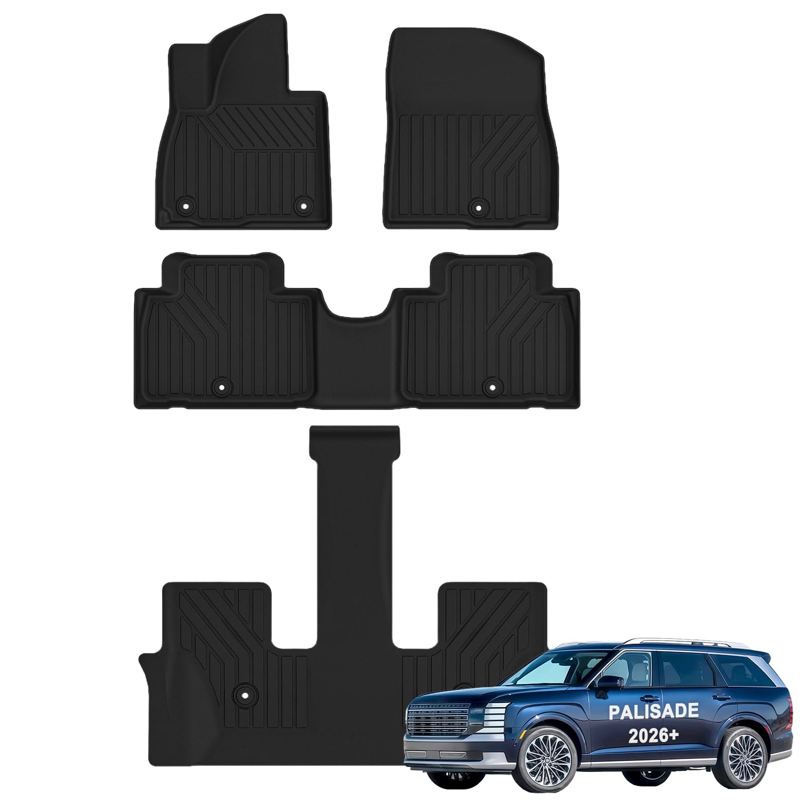 MJBYMAT Floor Mats & Trunk Mat & Backrest Mat