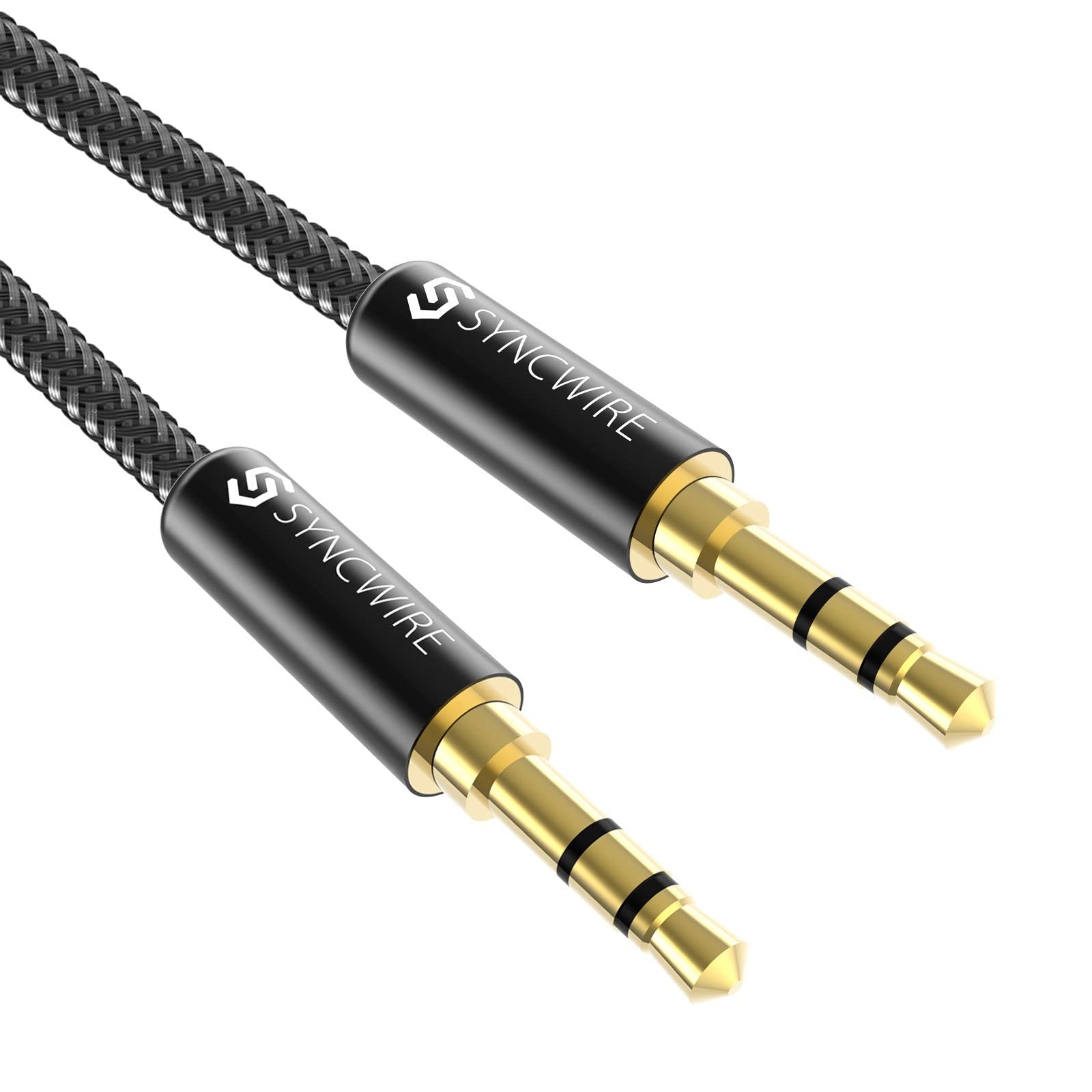 SYNCWIRE 3.5mm Nylon-Braided Auxiliary Audio Cable