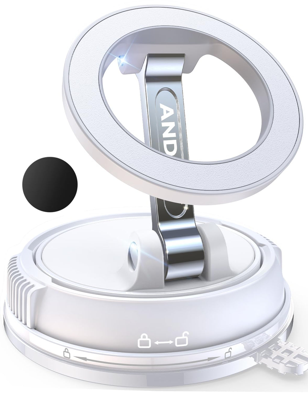 ANDERY 360° MagSafe Magnetic Car Phone Mount with Suction