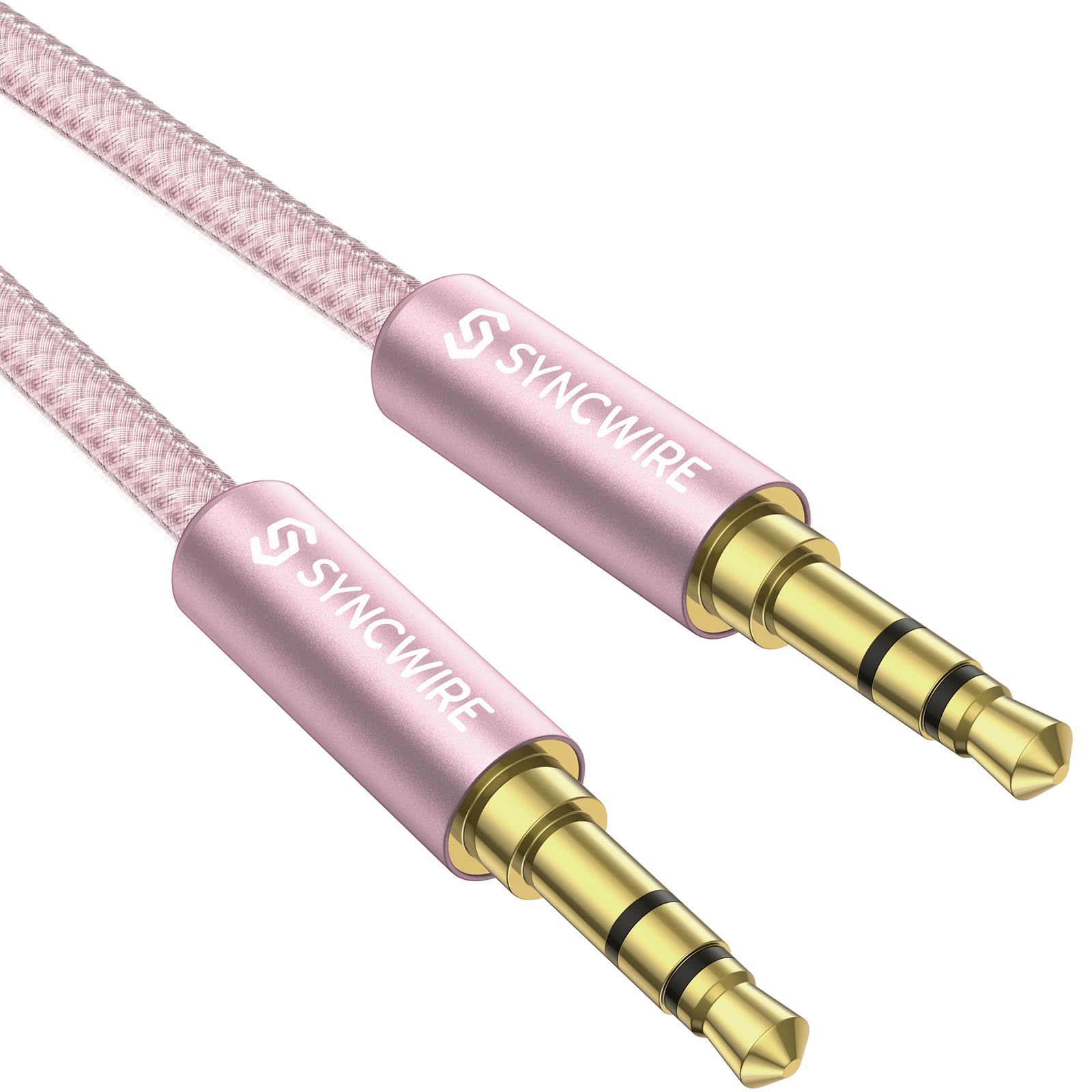 SYNCWIRE 3.5mm Nylon-Braided Auxiliary Audio Cable