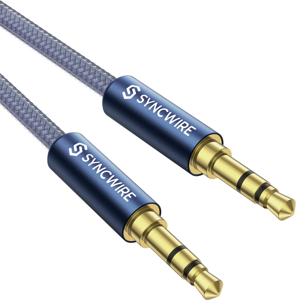 SYNCWIRE 3.5mm Nylon-Braided Auxiliary Audio Cable