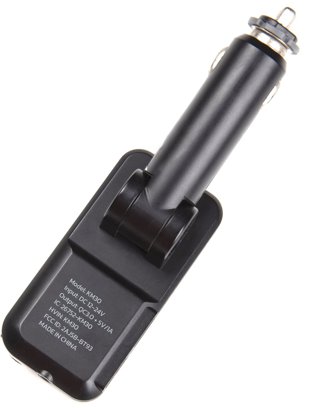 Nulaxy KM30 Bluetooth FM Transmitter with 1.8-Inch Display