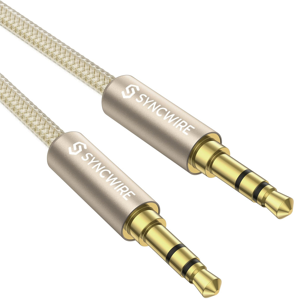 SYNCWIRE 3.5mm Nylon-Braided Auxiliary Audio Cable