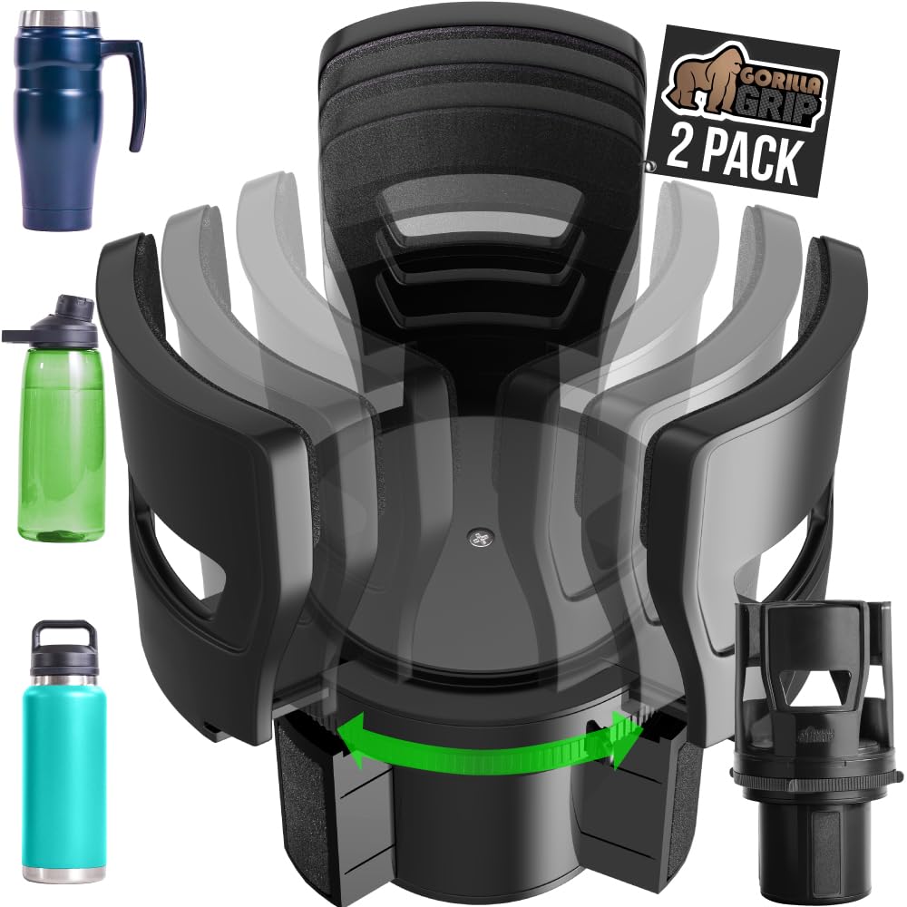 GORILLA GRIP Adjustable Car Cup Holder Expander