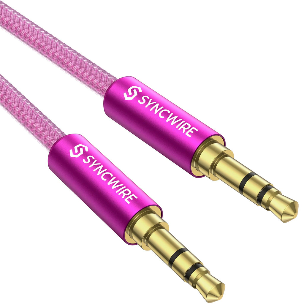 SYNCWIRE 3.5mm Nylon-Braided Auxiliary Audio Cable
