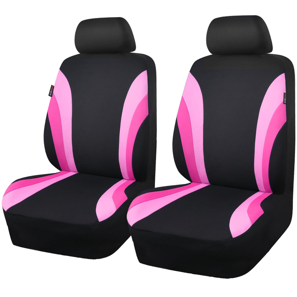 CAR PASS Line Rider Sporty Front Seat Covers,Car Seat Covers Front Seats Only,Airbag Compatible,Universal Fit Sedans,Cars,Vans