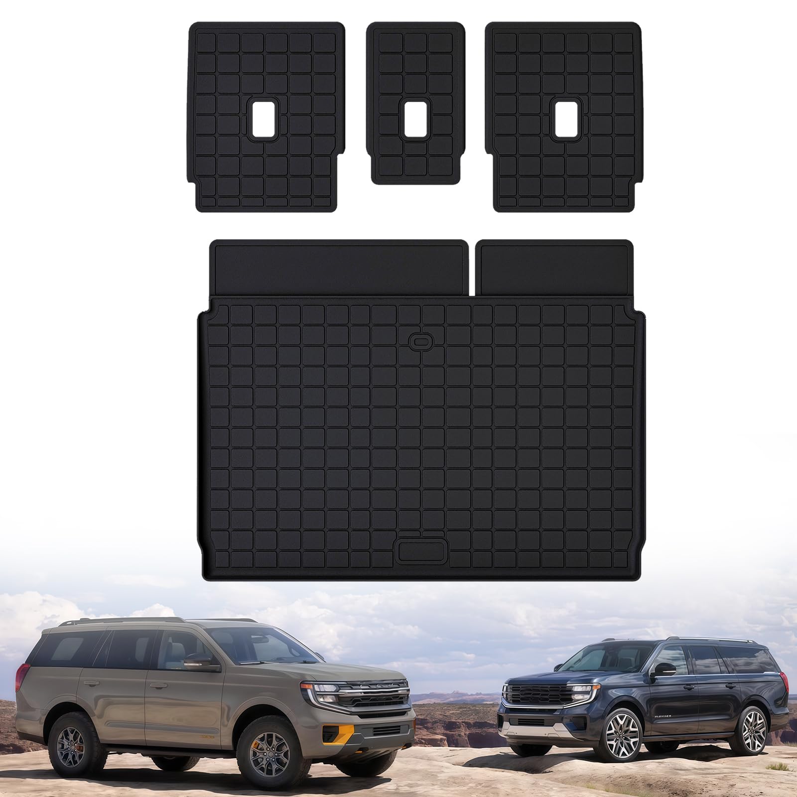 MJBYMAT Floor Mats & Trunk Mat & Backrest Mat