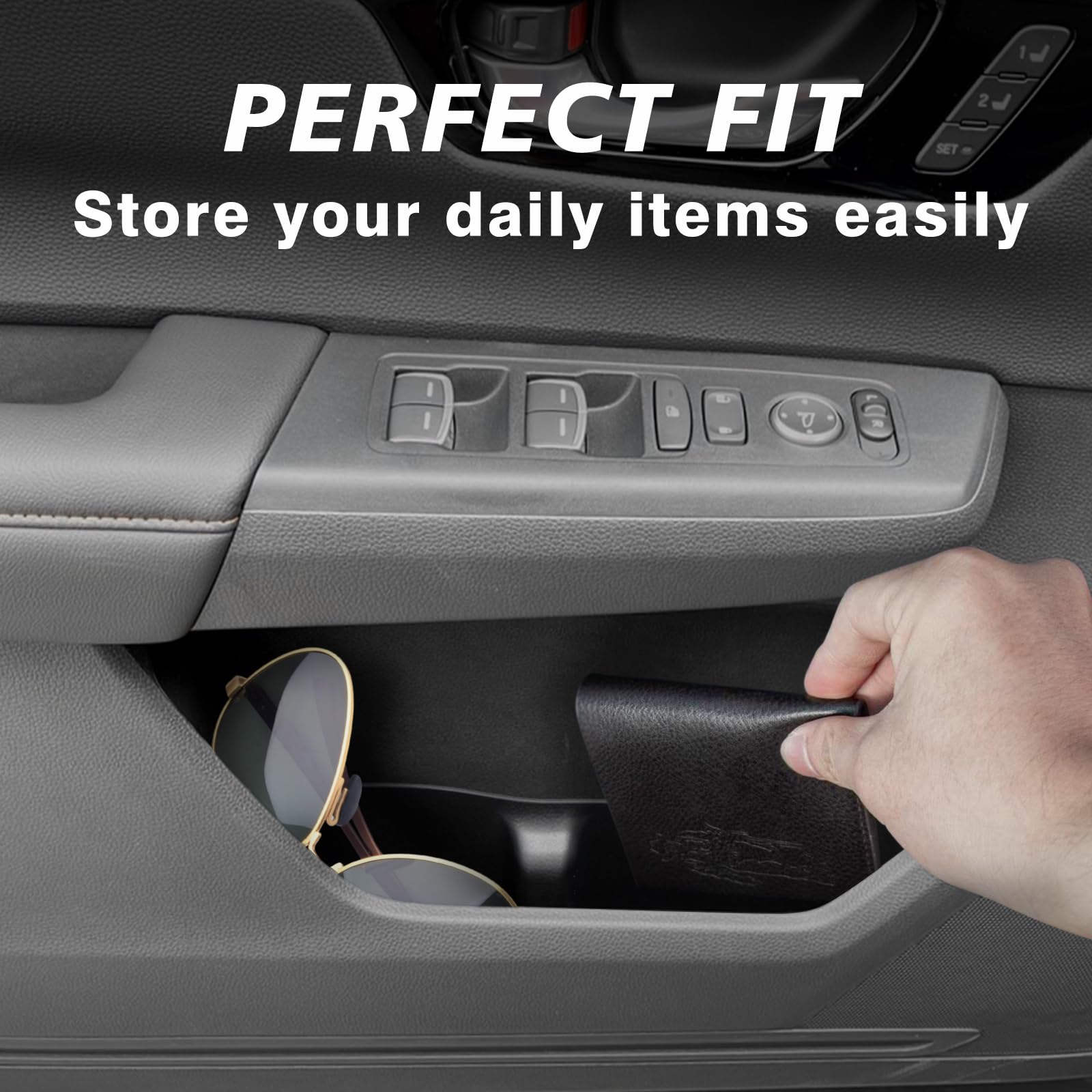 Muslogy 4-Piece Door Storage Trays