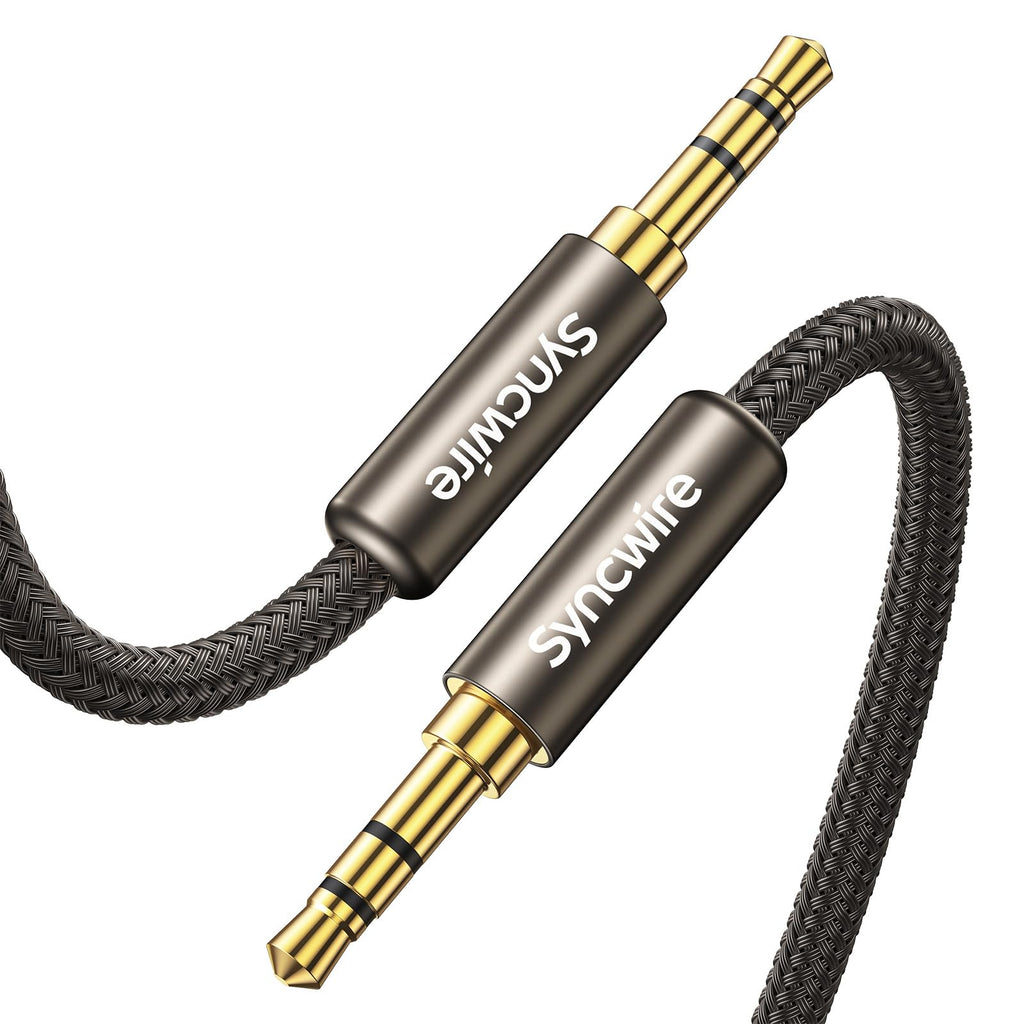 SYNCWIRE 3.5mm Nylon-Braided Auxiliary Audio Cable