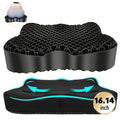 Cooling Gel Honeycomb Seat Cushion with Anti-Slip Cover