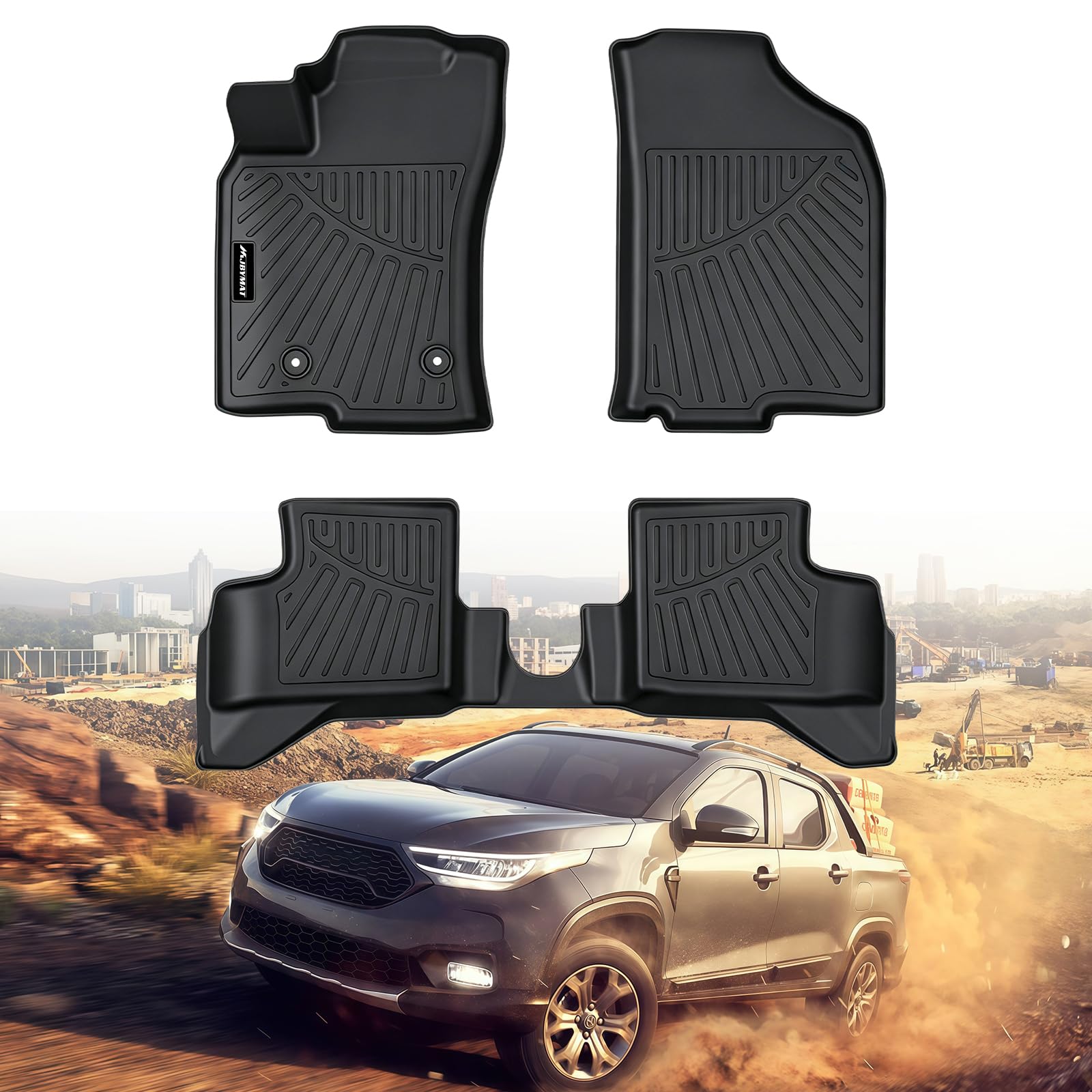 MJBYMAT Floor Mats & Trunk Mat & Backrest Mat