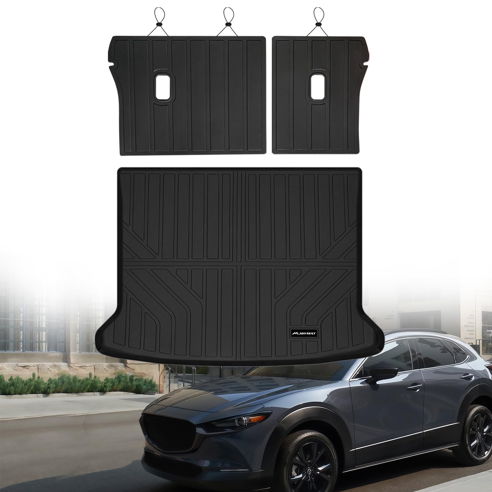 MJBYMAT Floor Mats & Trunk Mat & Backrest Mat