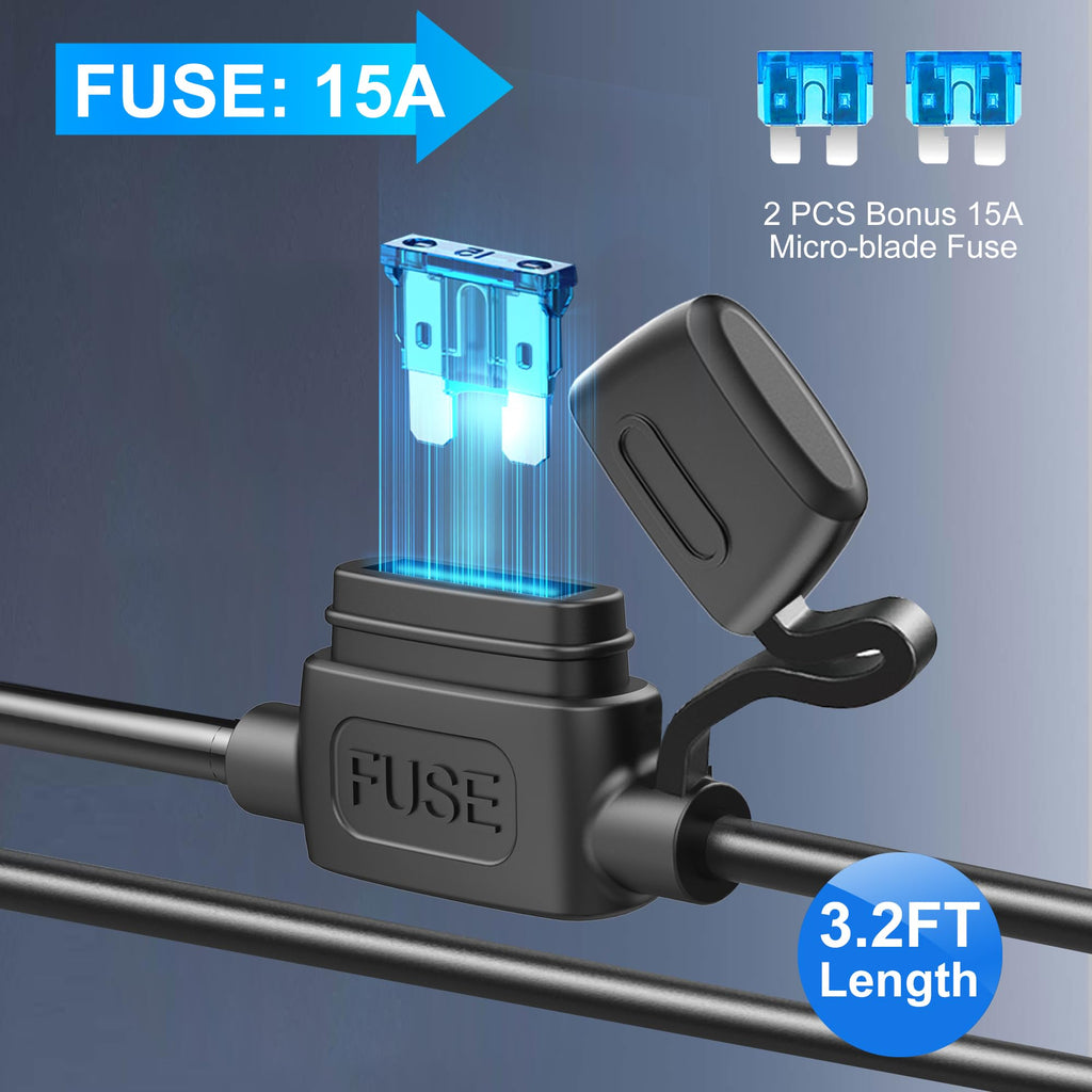 HURMAI 216W 4-Socket USB-C Car Charger Splitter