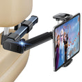 Tryone Adjustable Front & Rear Car Headrest Tablet Mount