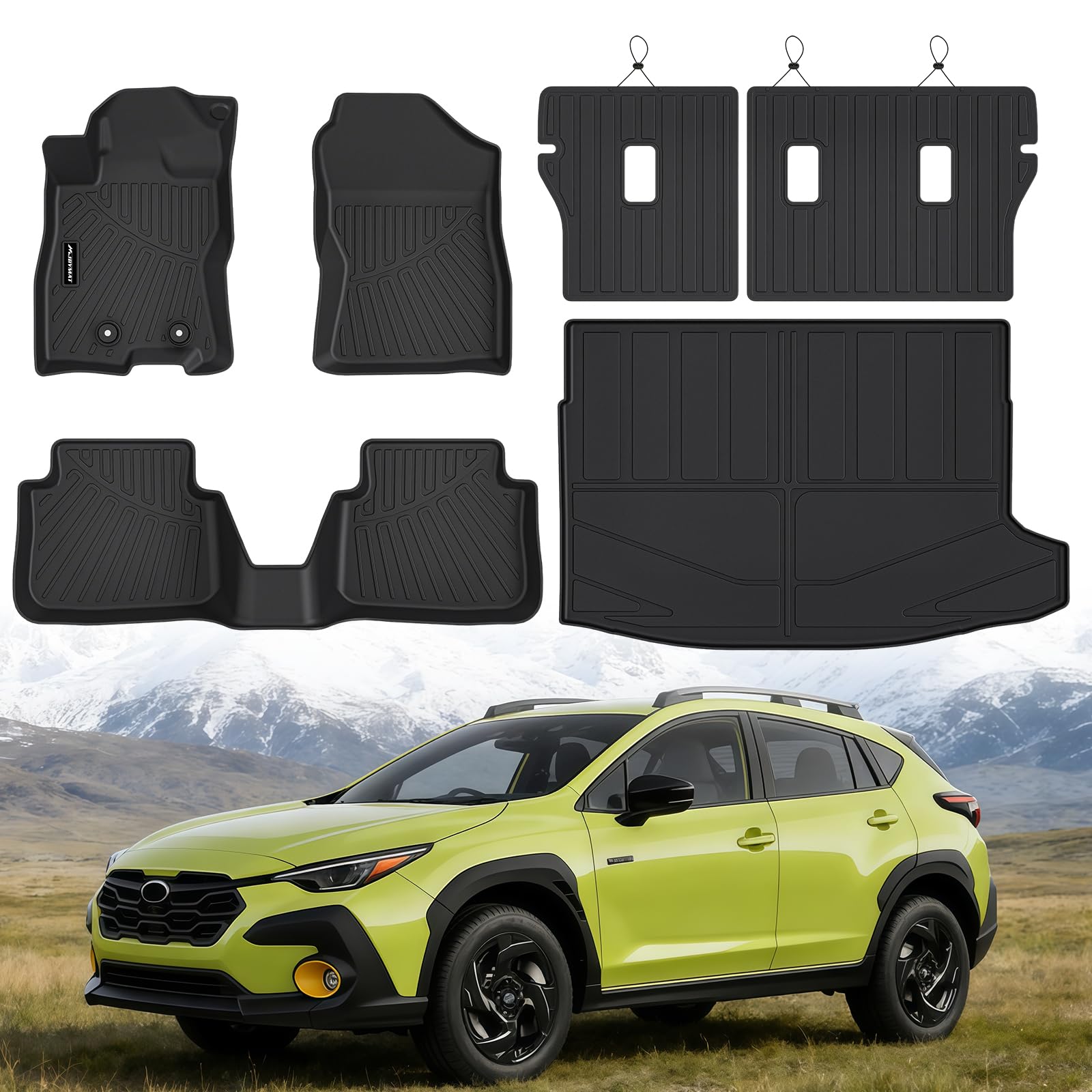 MJBYMAT Floor Mats & Trunk Mat & Backrest Mat