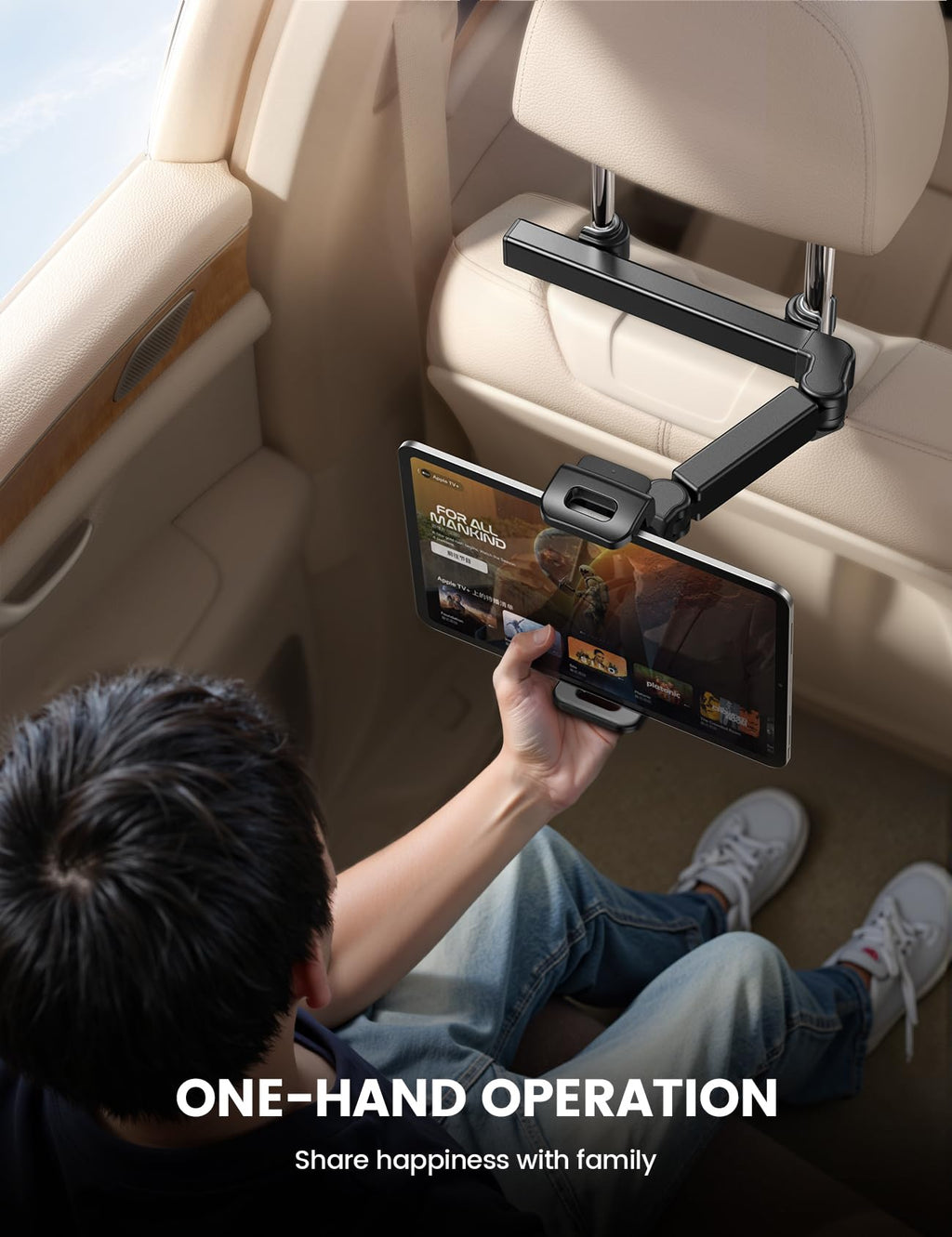 Lamicall 3-in-1 Extendable Backseat Tablet Headrest Mount