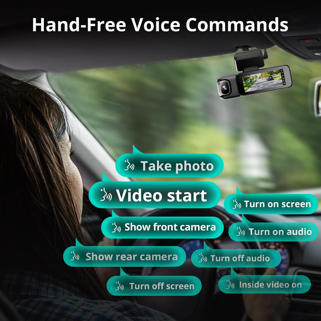 BOTSLAB G980H 4-Channel 360° Car Dash Camera System
