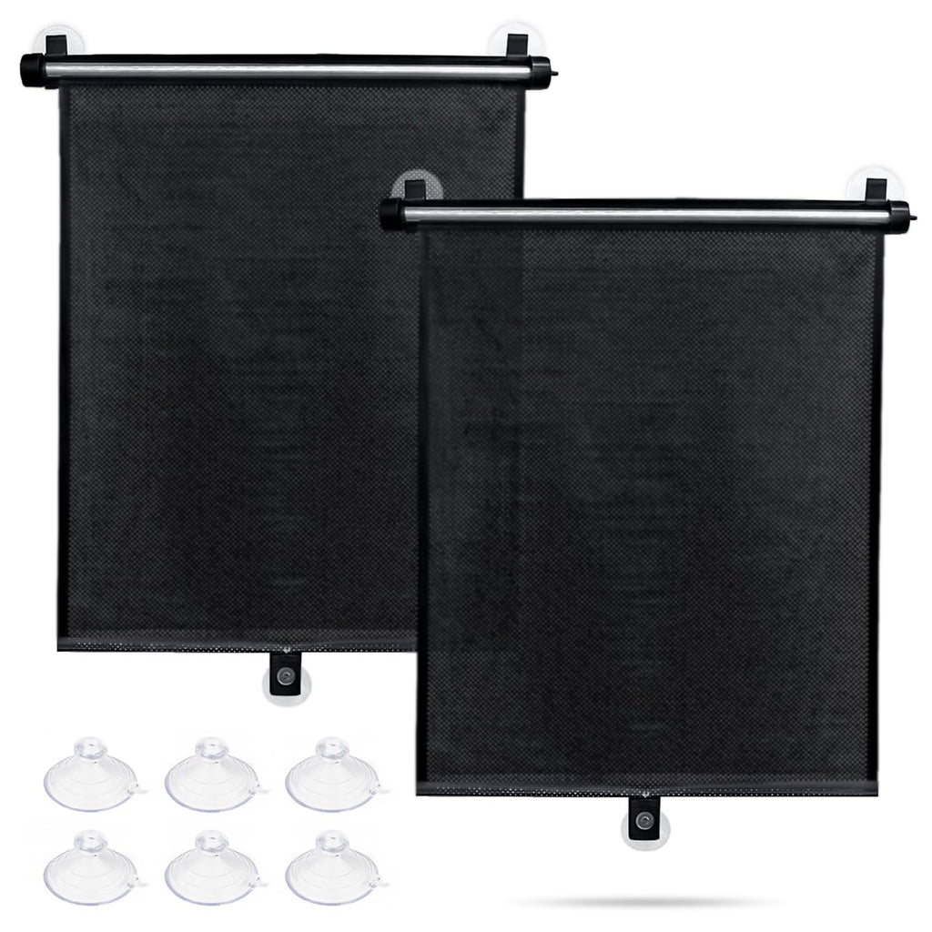 Sfee Retractable Side & Rear Car Window Sun Shade