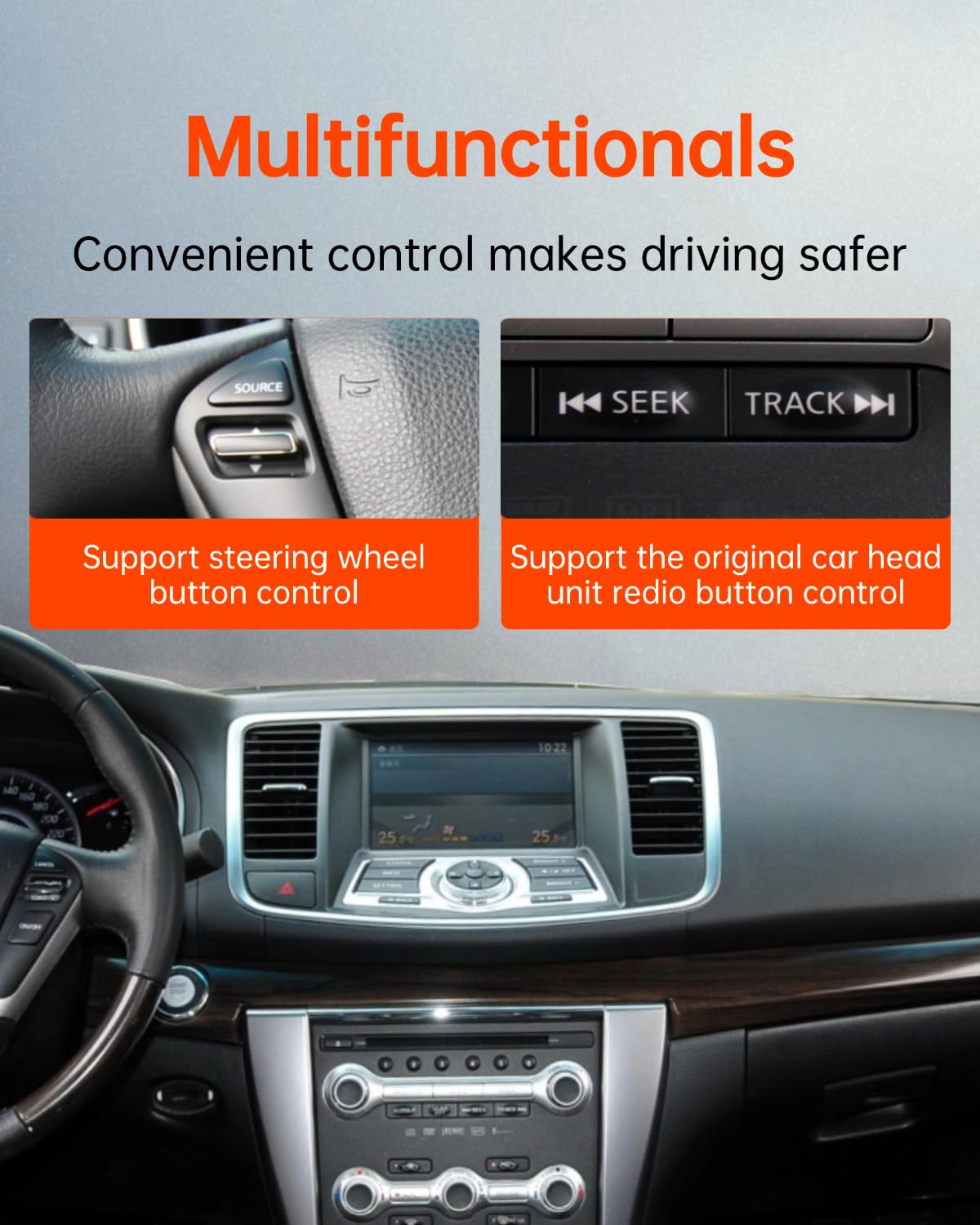 Gitank Bluetooth 5.3 USB Car Music Interface Adapter