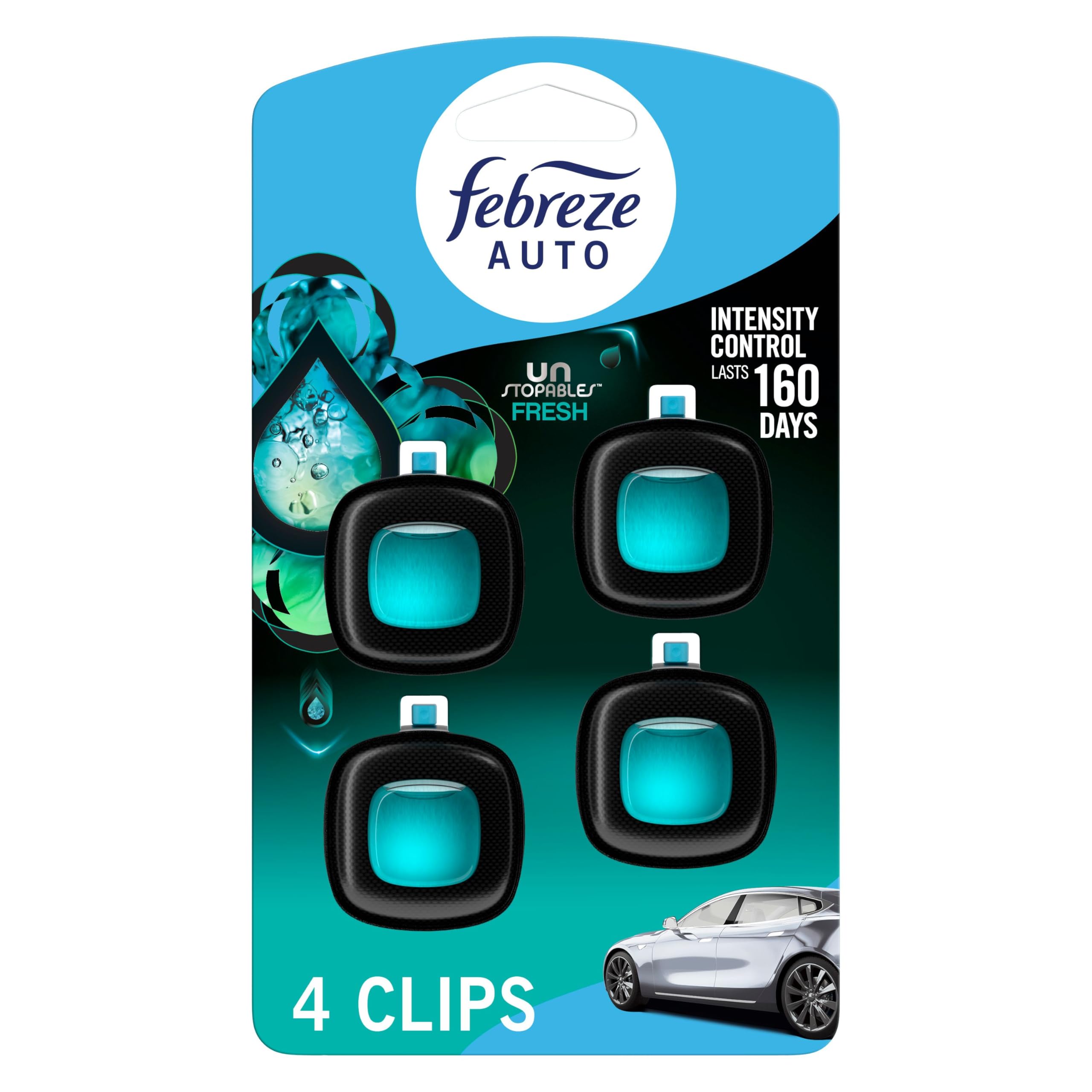 Unstopables Car Vent Clip Air Freshener & Deodorizer