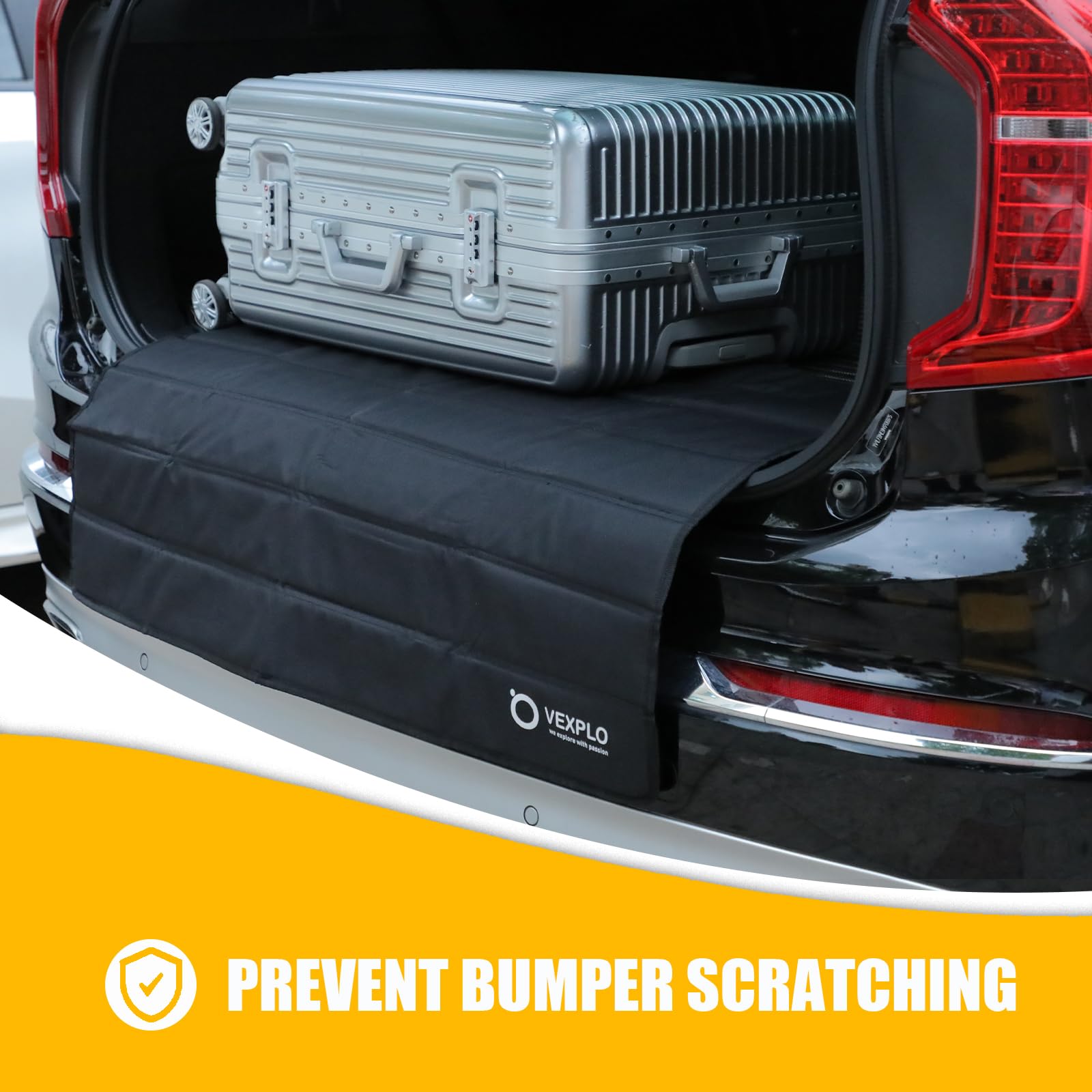 VEXPLO Large Rear Bumper Guard for Cars SUV Anti-Scratch Bumper Protector