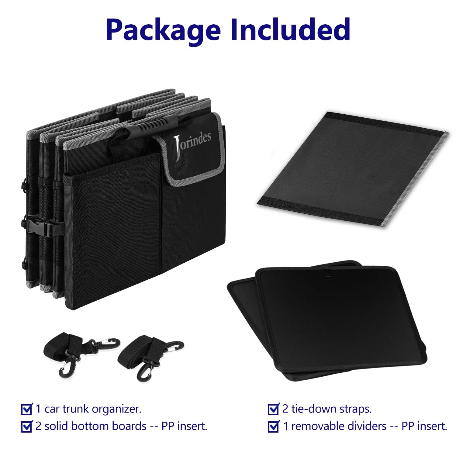 Trunk Organizer with Insulated Leakproof Cooler Bag
