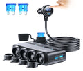 HURMAI 216W 4-Socket USB-C Car Charger Splitter