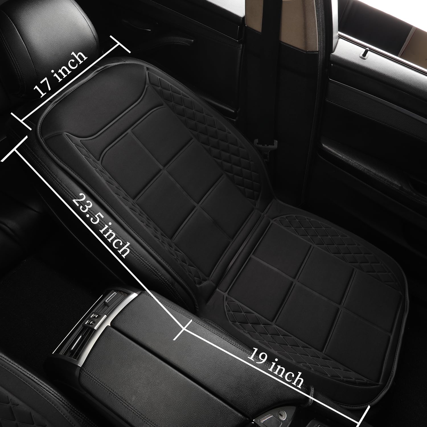 DgiqLeite Foldable Anti-Slip Car Seat Cushion Cover
