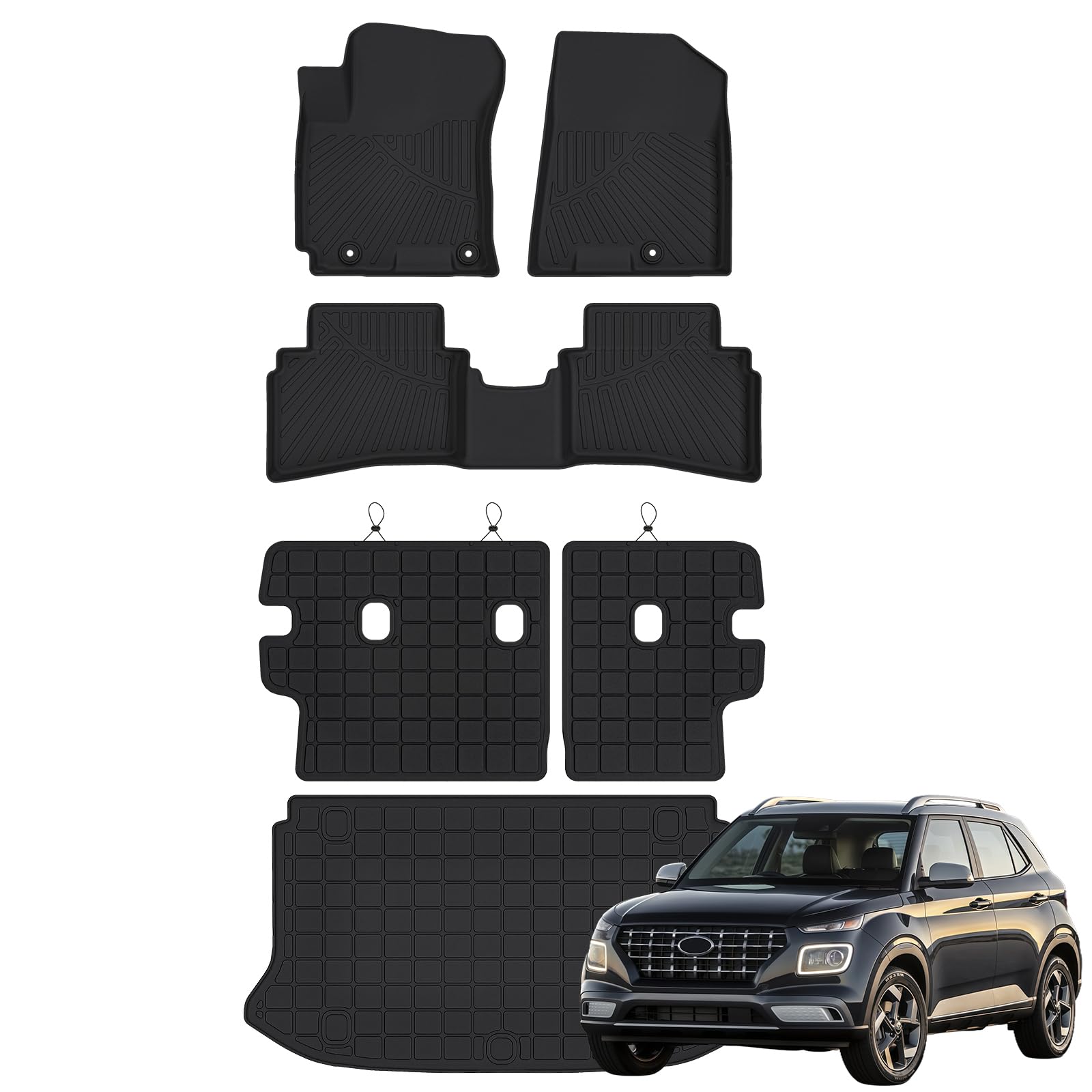 MJBYMAT Floor Mats & Trunk Mat & Backrest Mat