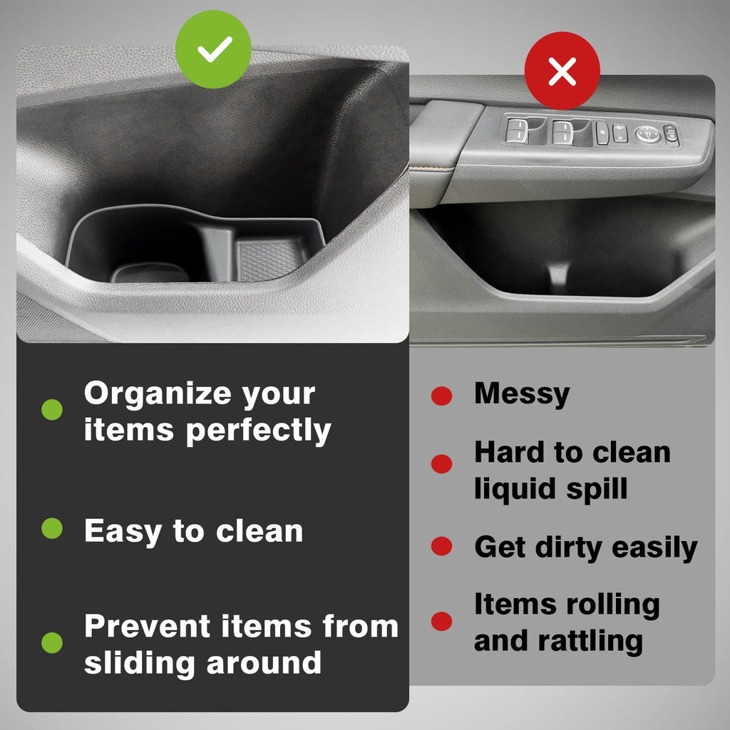 Muslogy 4-Piece Door Storage Trays