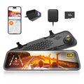 WOLFBOX G840S 12-Inch 4K Dual Mirror Dash Cam Front and Rear