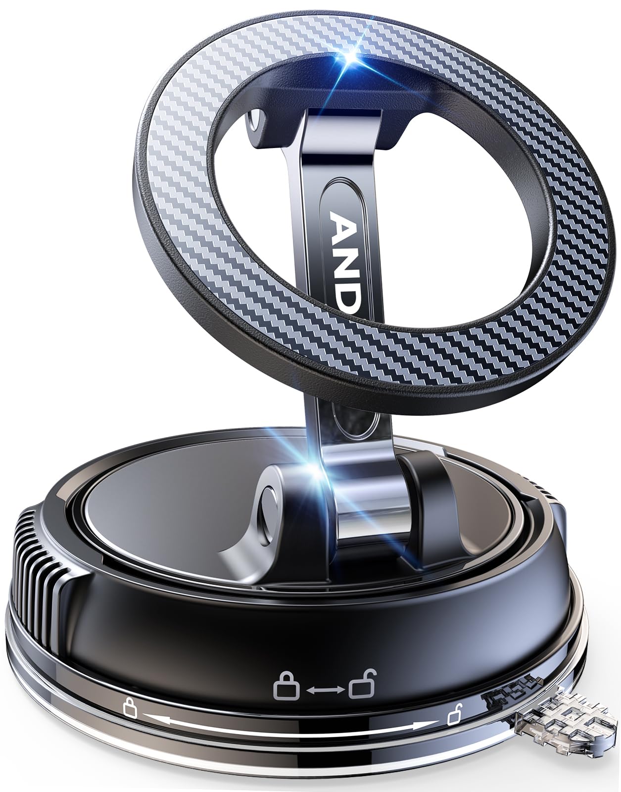 ANDERY 360° MagSafe Magnetic Car Phone Mount with Suction