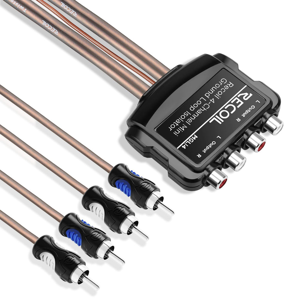 RECOIL MGLI4 4-Channel Car Audio Ground Loop Isolator