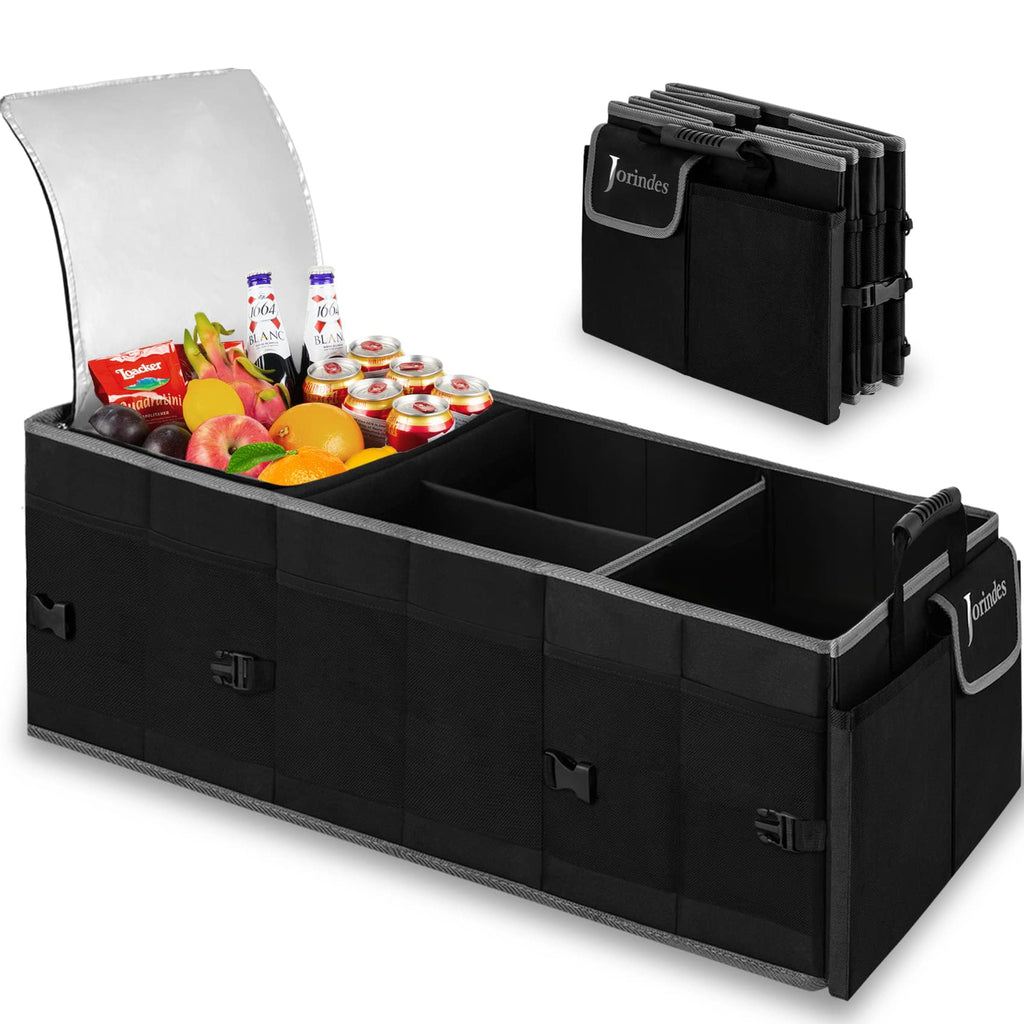Trunk Organizer with Insulated Leakproof Cooler Bag