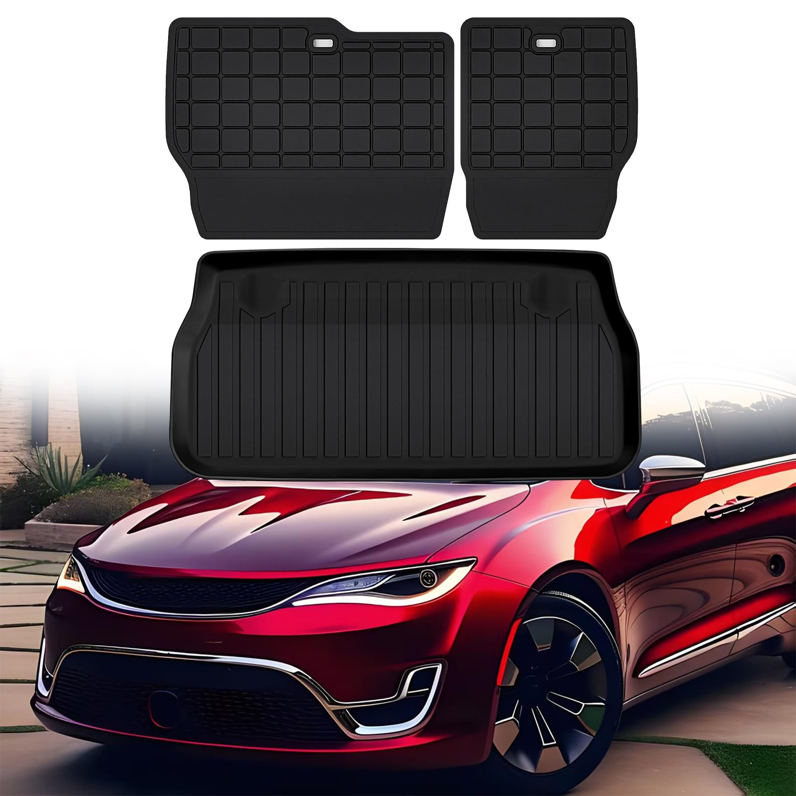 MJBYMAT Floor Mats & Trunk Mat & Backrest Mat