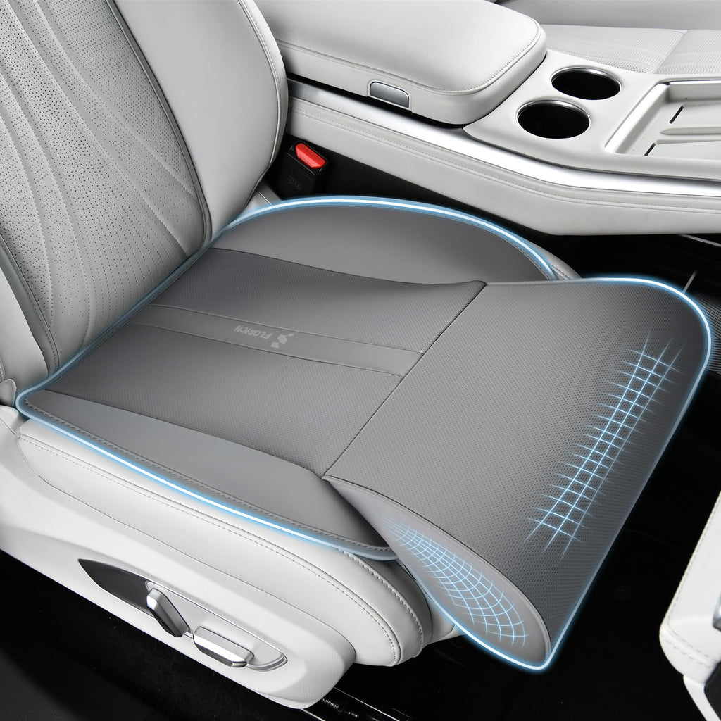 FLORICH Memory Foam Car Seat Extender & Leg Support Cushion