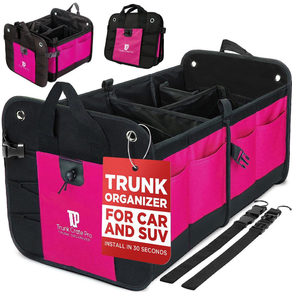TrunkCratePro Foldable SUV & Car Trunk Storage Organizer